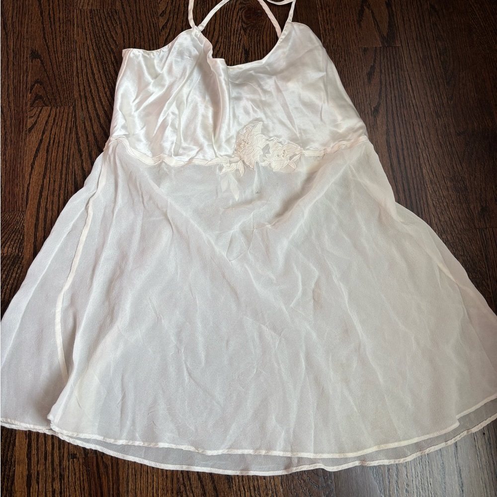 Victoria's Secret Cream Sheer Chemise